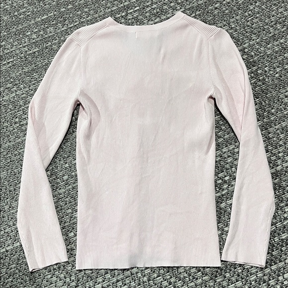 Michael Kors | Pink Ribbed Long Sleeve - Picture 7 of 8